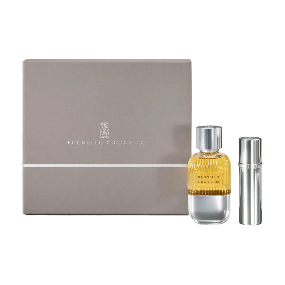 Парфумований набір чоловічий Brunello Cucinelli Pour Homme (парфумована вода, 100 мл + парфумована вода, 10 мл + кейс, 1 шт)